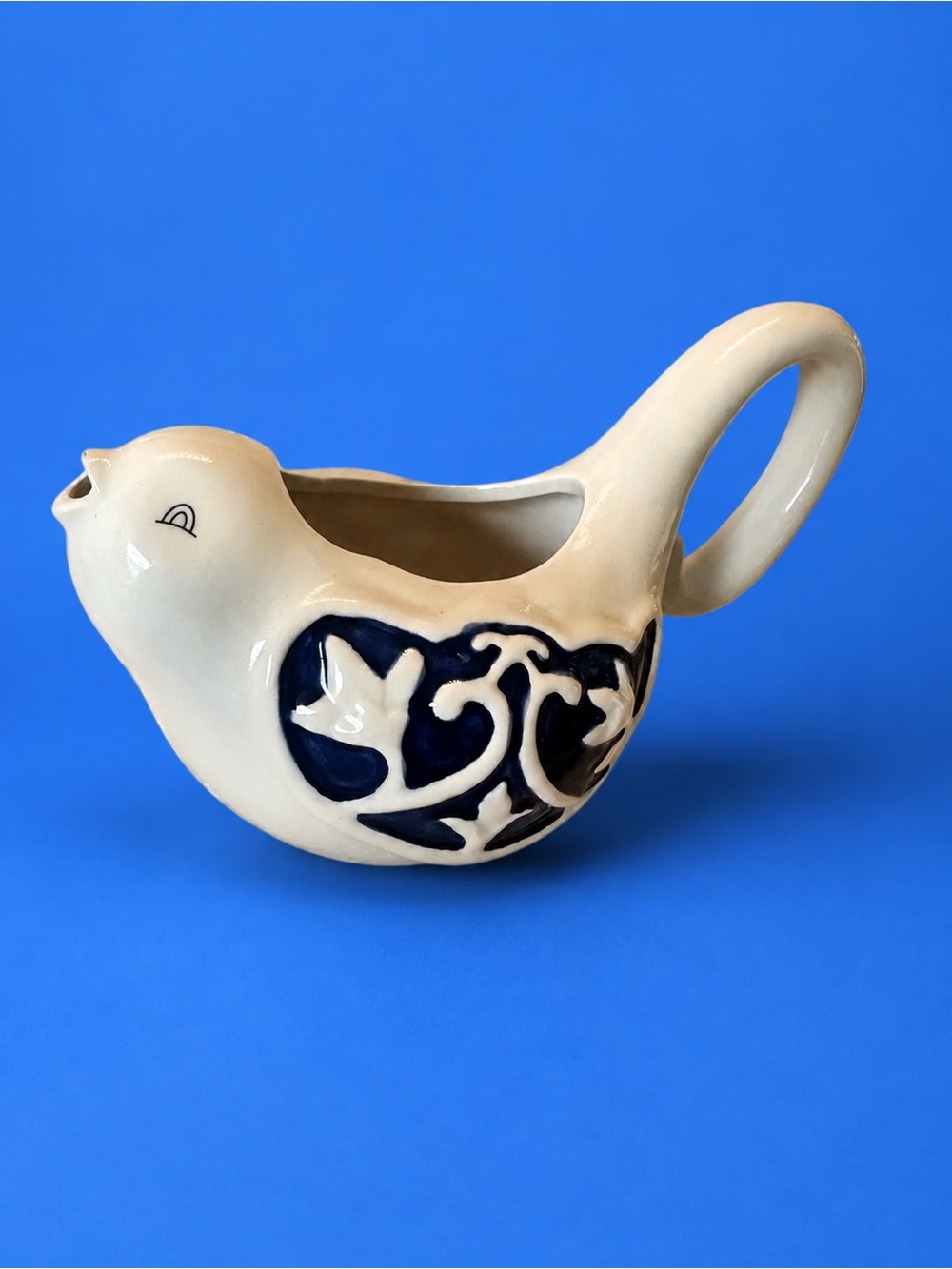 Cracker Barrel Creamer Stoneware “Bird For One” NWT COUNTRY KITCHEN STYLE 💙🩵💙
